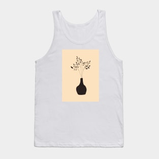 Potted Plant, Boho, Bohemian Print Tank Top